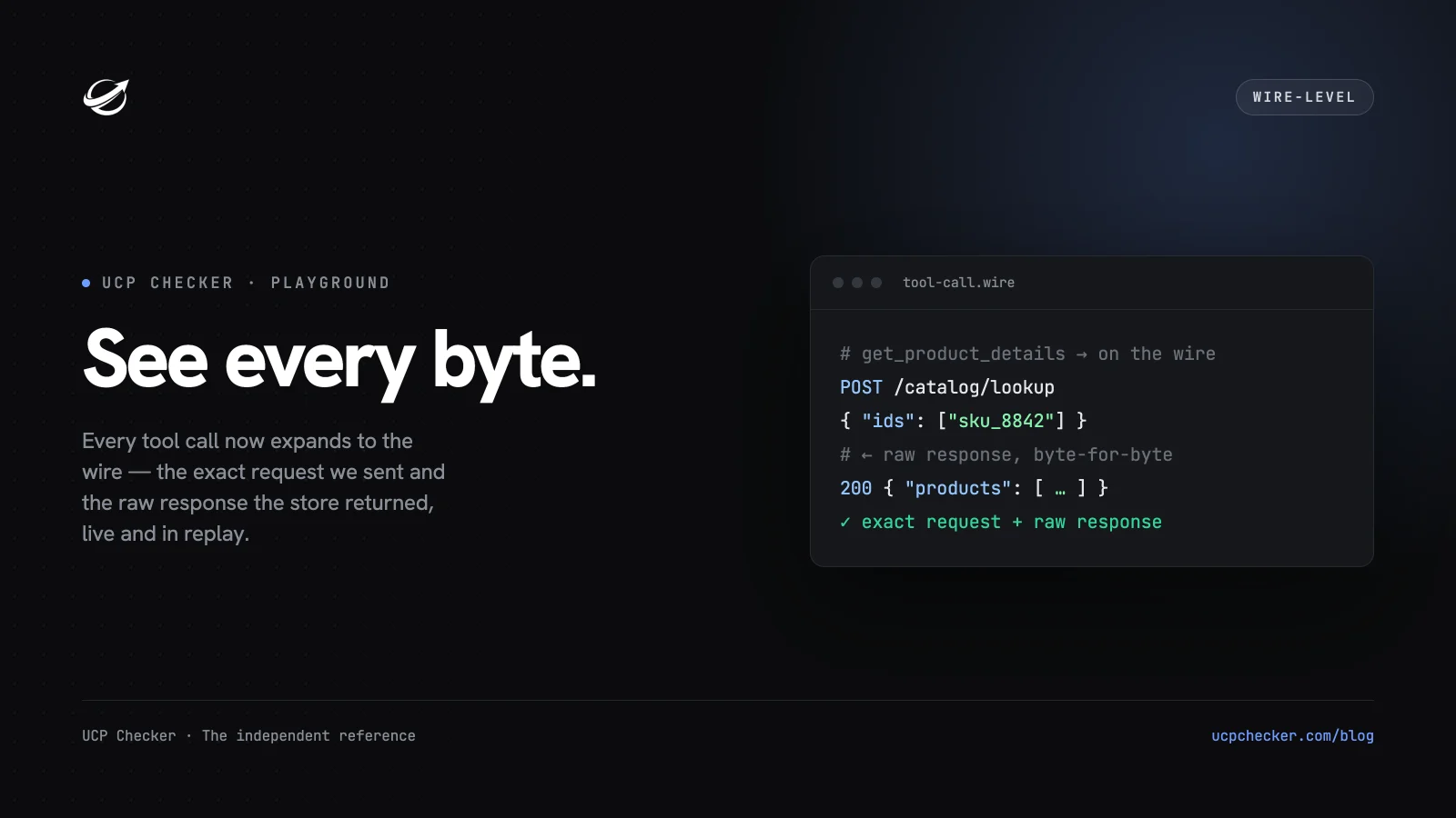 Introducing Wire-Level Tool Inspection: See Every Byte Your Store Sends an Agent